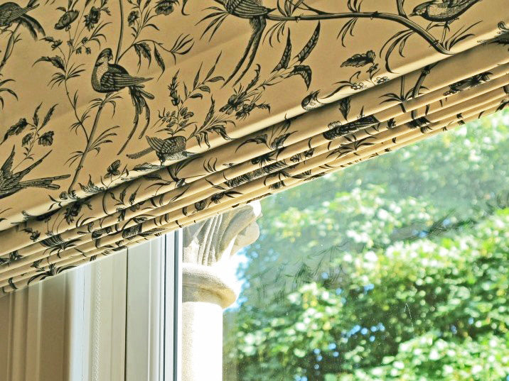 Roman Blind Stack detail